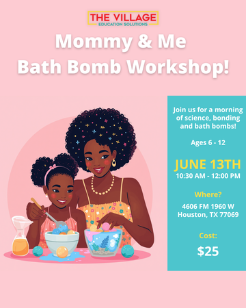 The Mommy & Me Bath Bomb Workshop - June 13TH